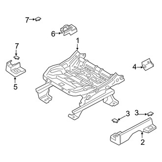 Ford OE - Seats & Tracks - Tracks & Components (Driver Side Manual Seat)
