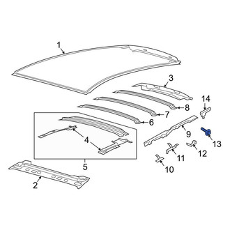 Ford OE - Roof Side Rail Bolt