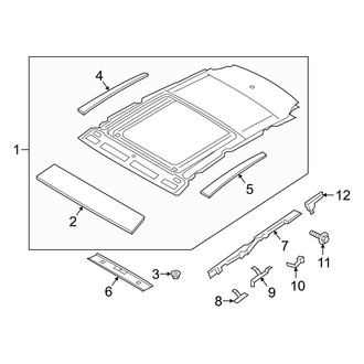 Ford OE - Roof & Components (With Panoramic)