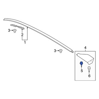 Ford OE - Roof Rack Cover Clip