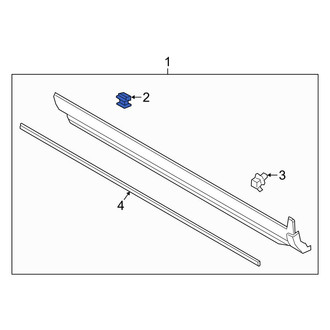 Ford OE - Rocker Panel Molding Clip