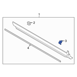Ford OE - Rocker Panel Molding Clip