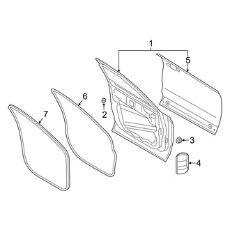 Ford OE - Front Door - Door & Components