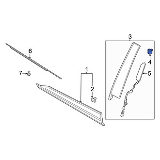 Ford OE - Door Applique Clip