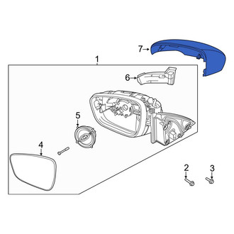 Ford OE - Front Left Door Mirror Cover
