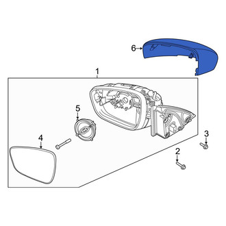Ford OE - Front Left Door Mirror Cover
