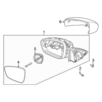 Ford OE - Front Door - Outside Mirrors (With Blind Spot Monitor)