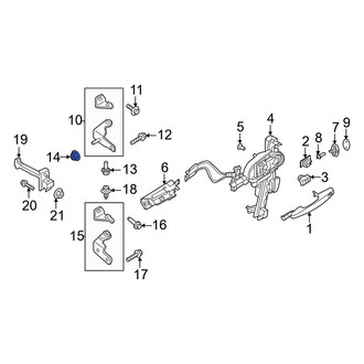 Ford OE - Hood Hinge Nut