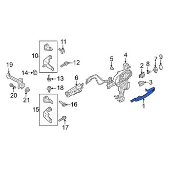 Ford OE - Rear Outer Exterior Door Handle