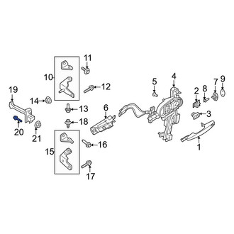 Ford OE - Door Check Bolt