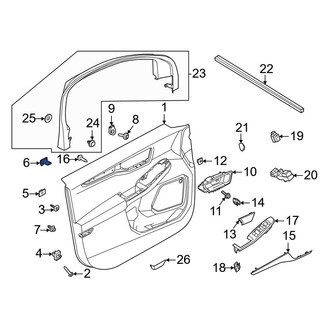 Ford OE - Front Door Interior Trim Panel Bracket