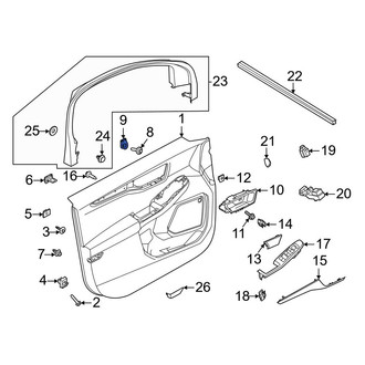 Ford OE - Front Door Interior Trim Panel Retainer