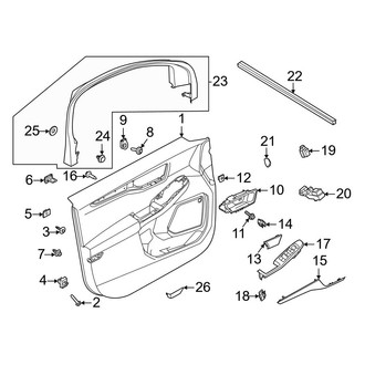Ford OE - Front Door - Interior Trim
