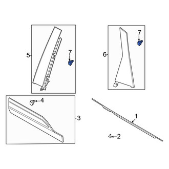 Ford OE - Door Applique Clip