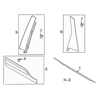 Ford OE - Rear Door - Exterior Trim