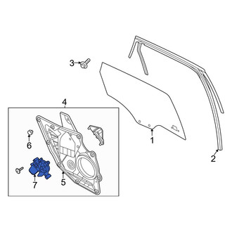 Ford OE - Rear Left Window Motor