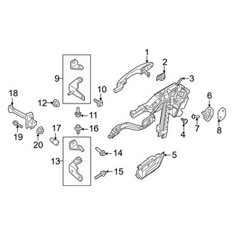 Ford OE - Rear Door - Lock & Hardware