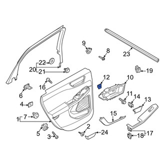 Ford OE - Inner Interior Door Handle Nut