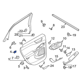 Ford OE - Door Interior Trim Panel Nut