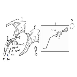 Ford OE - Bumper Cover Nut