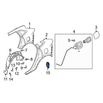 Ford OE - Rear Quarter Panel Vent