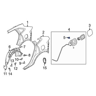 Ford OE - Rear Fuel Filler Door Switch