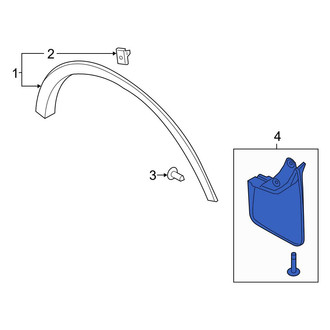 Ford OE - Rear Mud Flap
