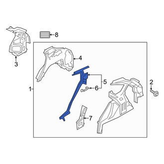 Ford OE - Left Body C-Pillar