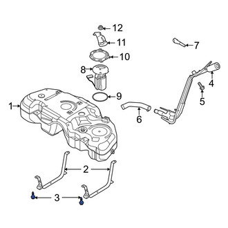 Ford OE - Fuel Tank Strap Bolt