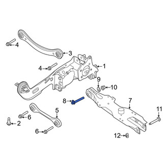 Ford OE - Alignment Camber Adjusting Eccentric Bolt