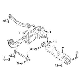 Ford OE - Rear Suspension - Suspension Components (FWD)