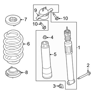 Ford OE - Rear Suspension - Shocks & Components (FWD)