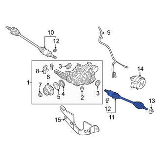 Ford OE - Rear Left CV Axle Assembly