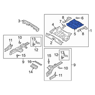 Ford OE - Rear Spare Tire Compartment