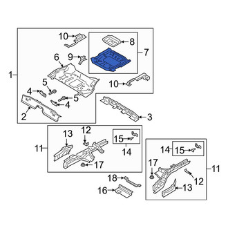 Ford OE - Rear Spare Tire Compartment
