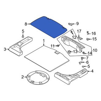 Ford OE - Rear Package Tray Trim