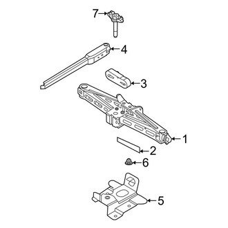 Ford OE - Rear Body & Floor - Jack & Components (2.5L)