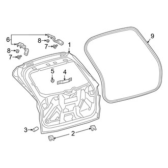 Ford OE - Lift Gate - Gate & Hardware