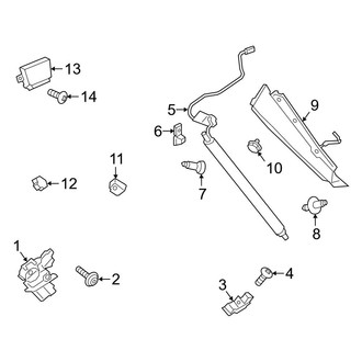 Ford OE - Lift Gate - Lock & Hardware (With Power Liftgate)