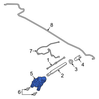 Ford OE - Rear Wiper Motor