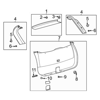 Ford OE - Lift Gate - Interior Trim