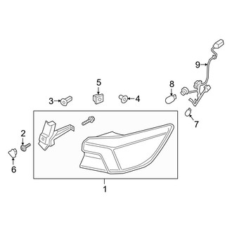 Ford OE - Rear Lamps - Combination Lamps (On Quarter Panel)