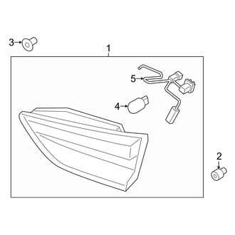 Ford OE - Rear Lamps - Tail Lamps (On Lift Gate)