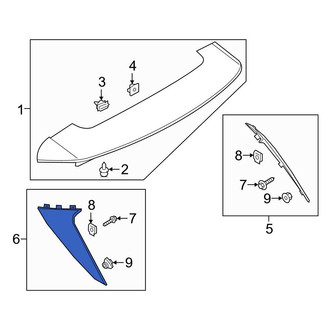 Ford OE - Rear Left Spoiler