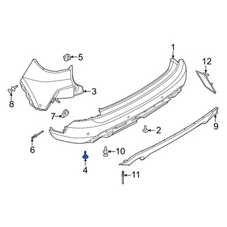 Ford OE - Spoiler Screw
