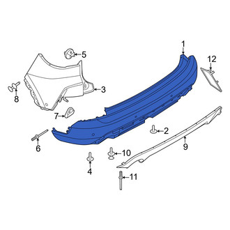 Ford OE - Rear Bumper Cover