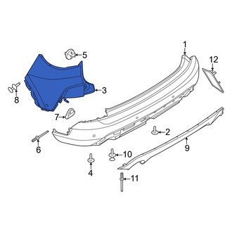 Ford OE - Rear Right Bumper Corner Cover