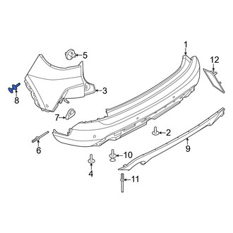 Ford OE - Bumper Corner Cover Clip