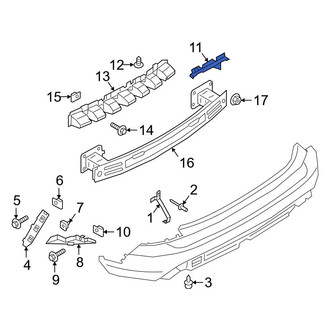 Ford OE - Rear Right Bumper Splash Shield