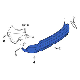 Ford OE - Rear Bumper Cover